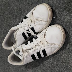 Adidas white sneakers